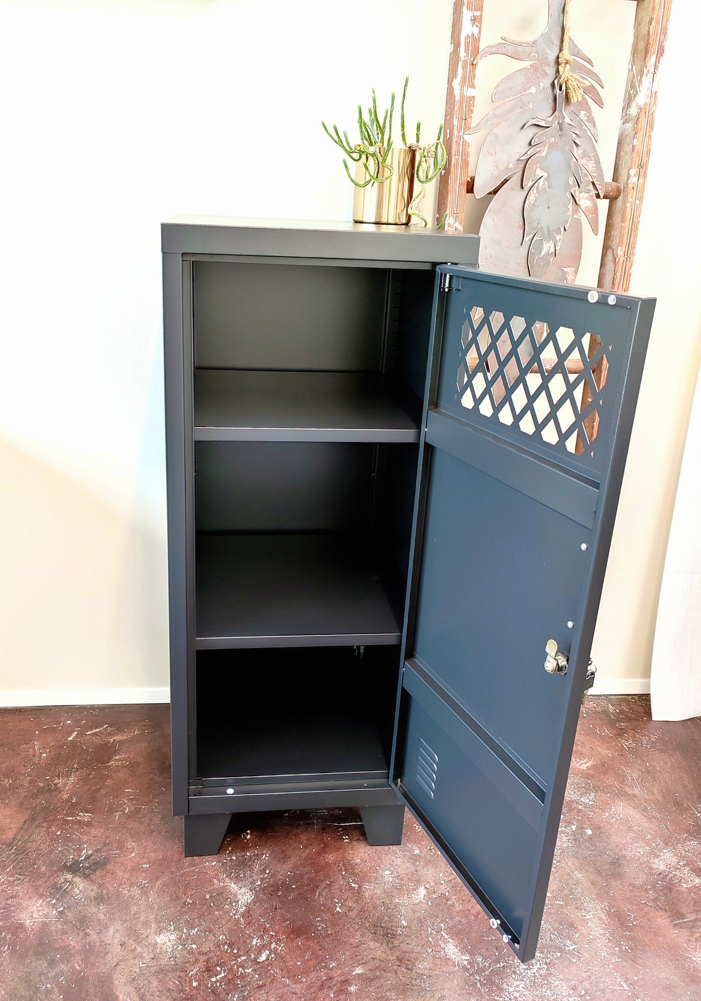 *Seconds Black Side Cabinet