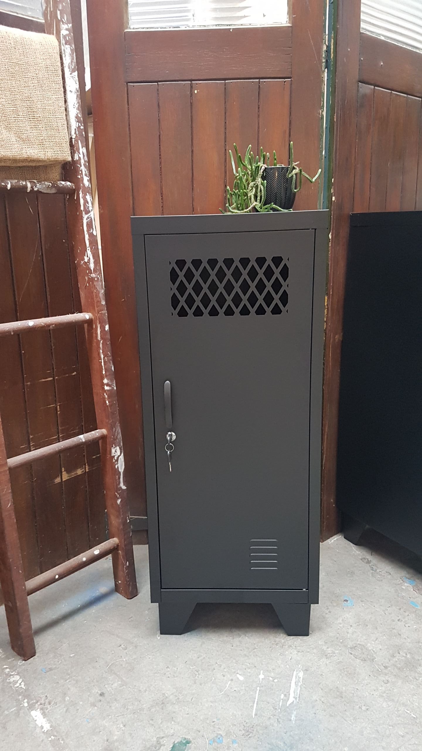 *Seconds Black Side Cabinet