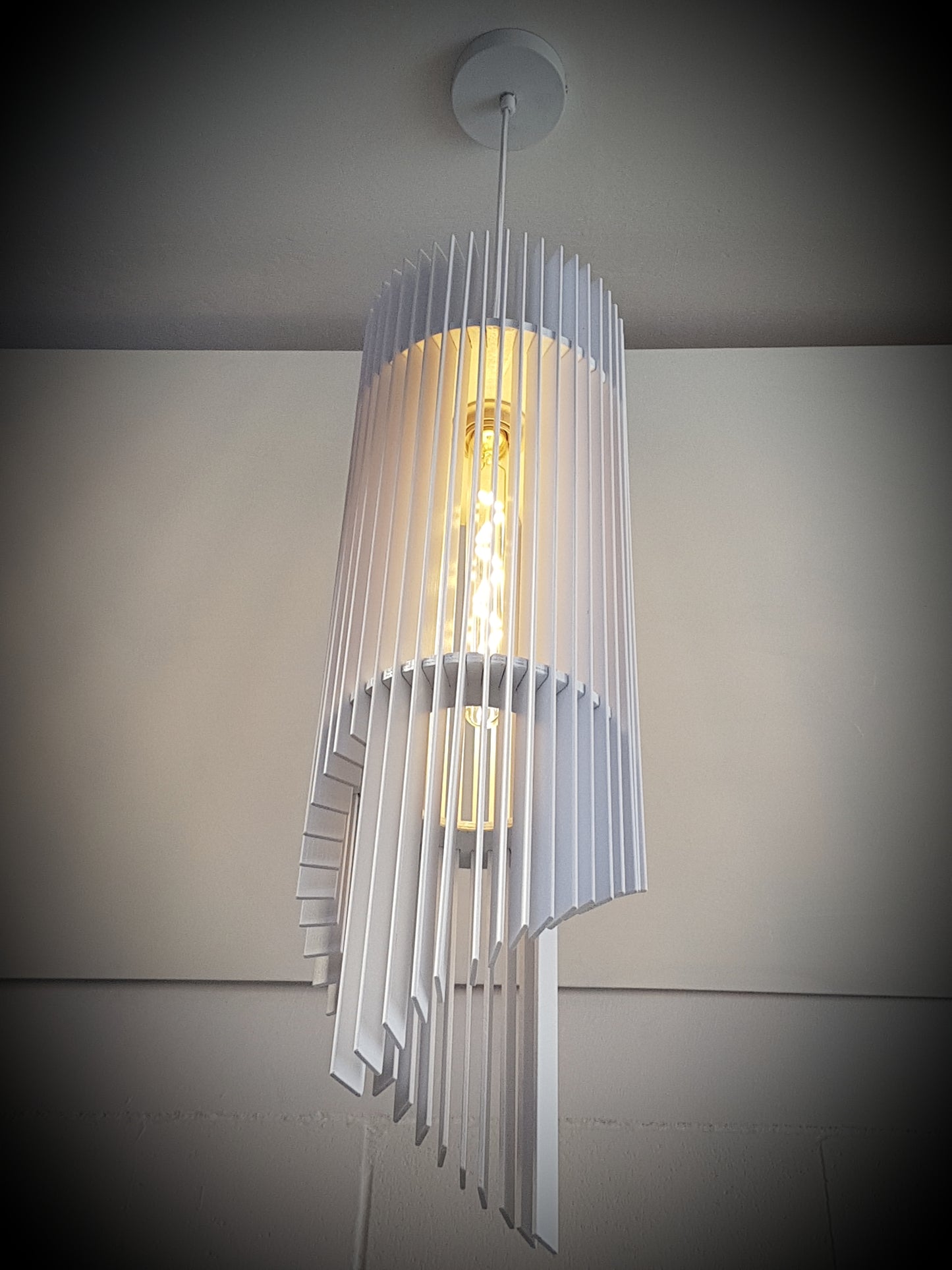 'Twist' Pendant Shade by Rolf Drost