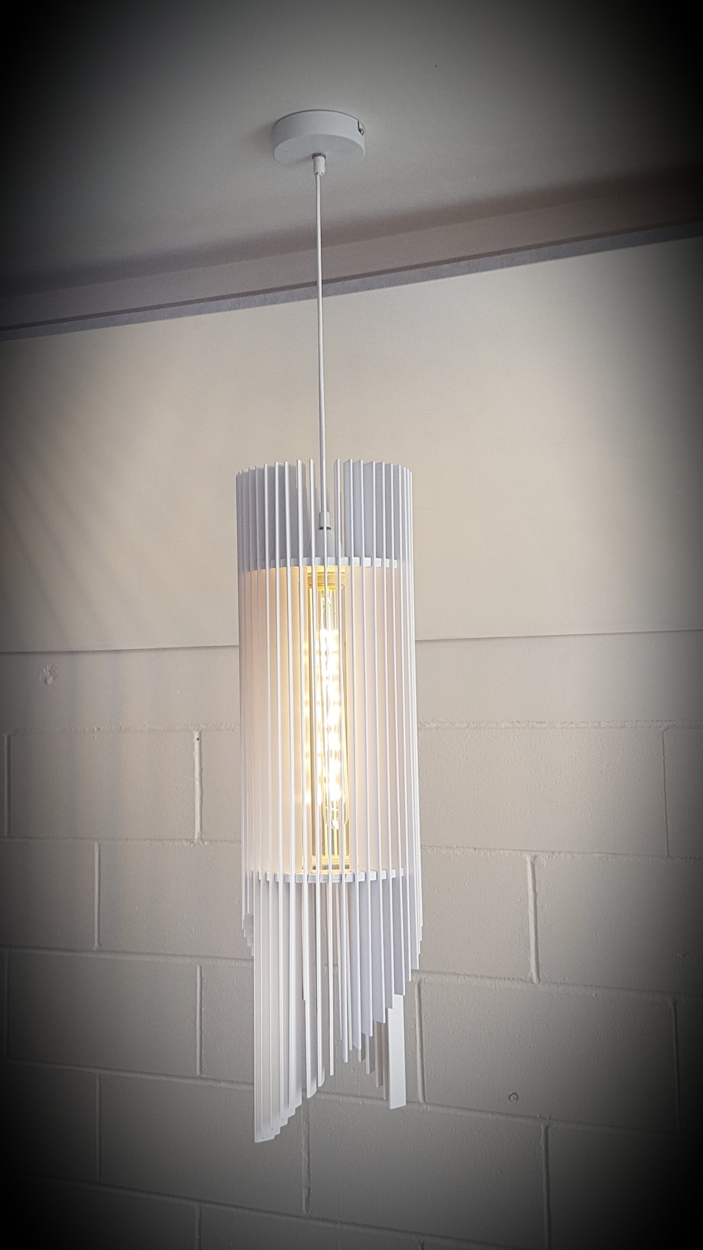 'Twist' Pendant Shade by Rolf Drost