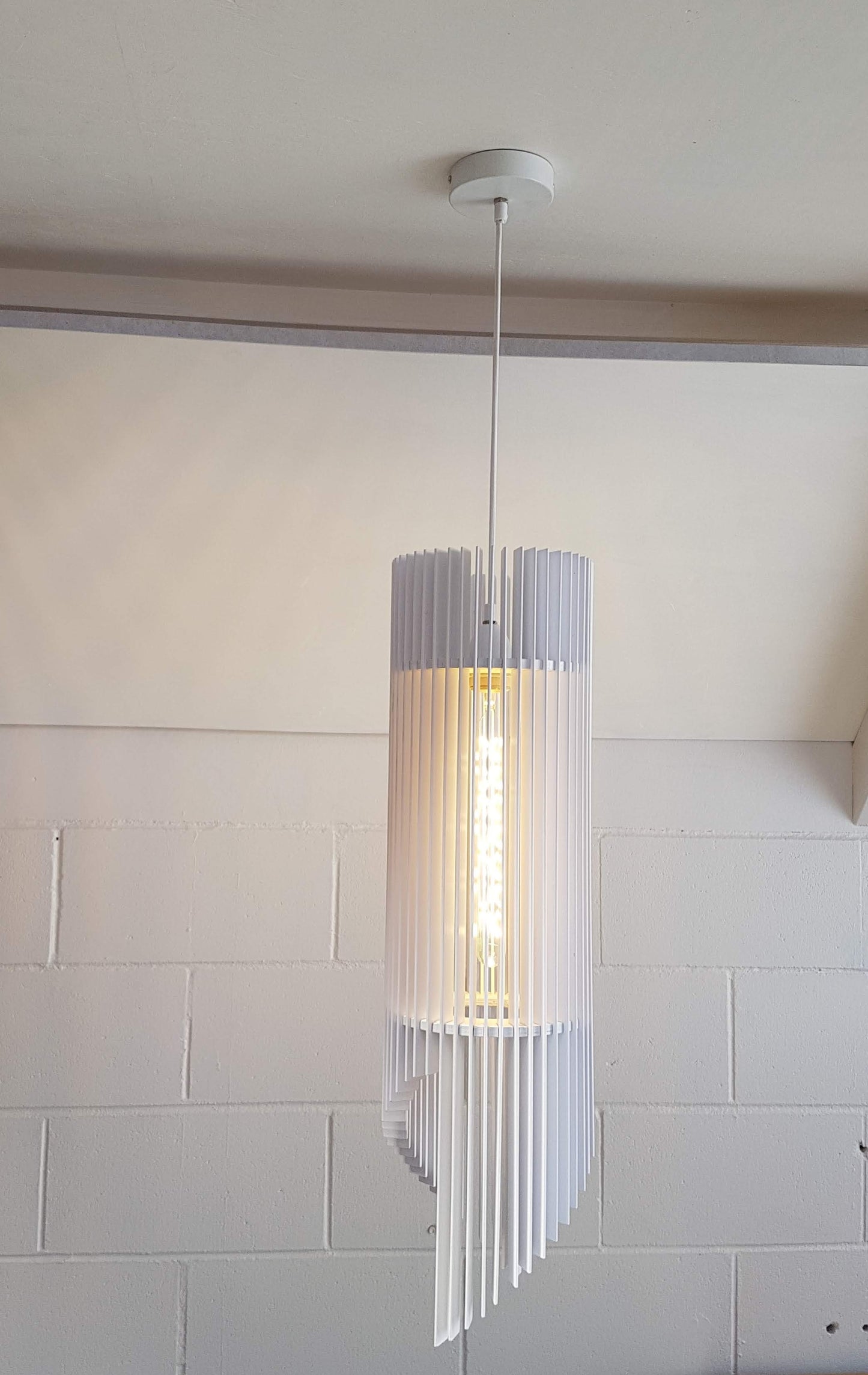 'Twist' Pendant Shade by Rolf Drost