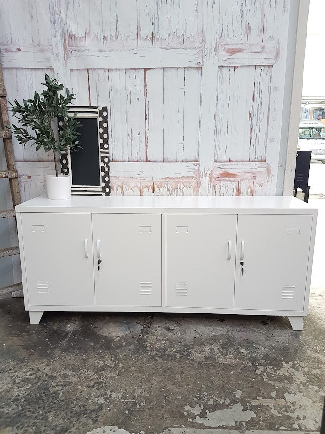 White Versatile Locker