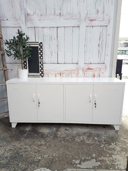 White Versatile Locker