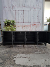 Seconds Black 4 Door Entertainment console