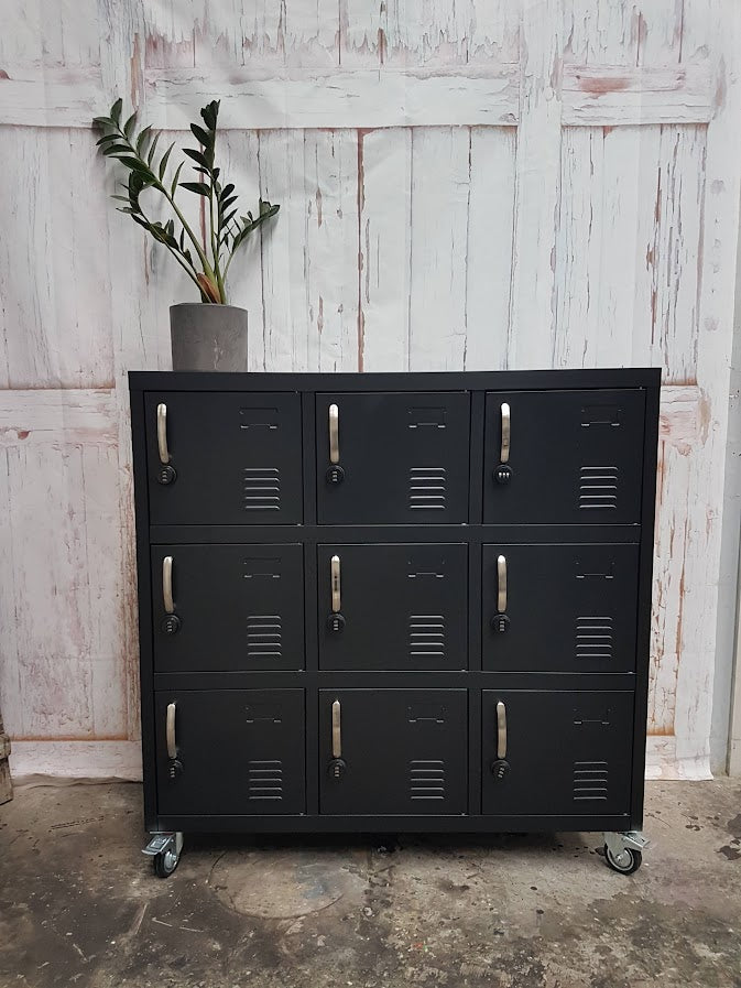 Black 9 Door Locker