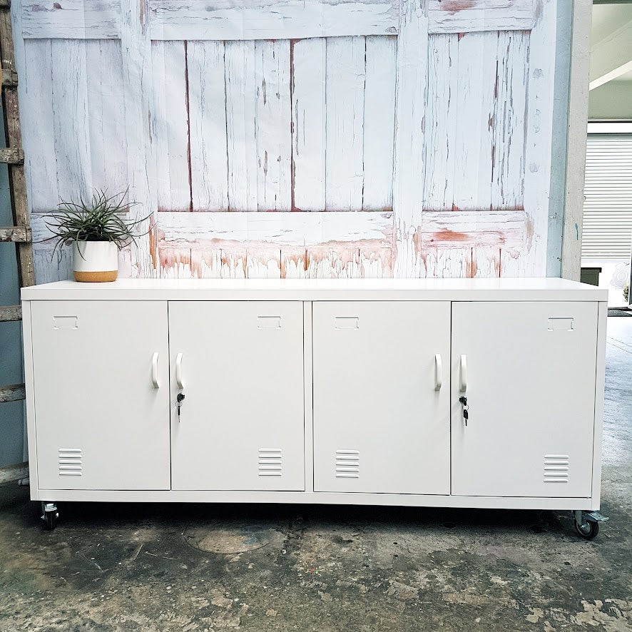 White Versatile Locker