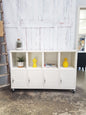 *seconds* White 8 Door Sideboard Locker