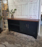 Black Versatile Locker Dark Oak top