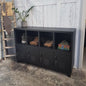 Black 8 Door Sideboard Locker -  2nds*