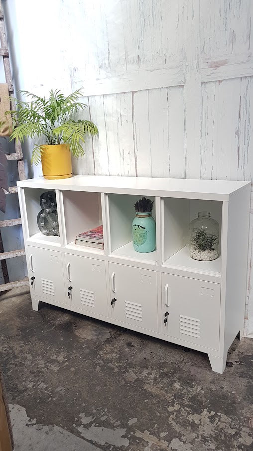 *seconds* White 8 Door Sideboard Locker