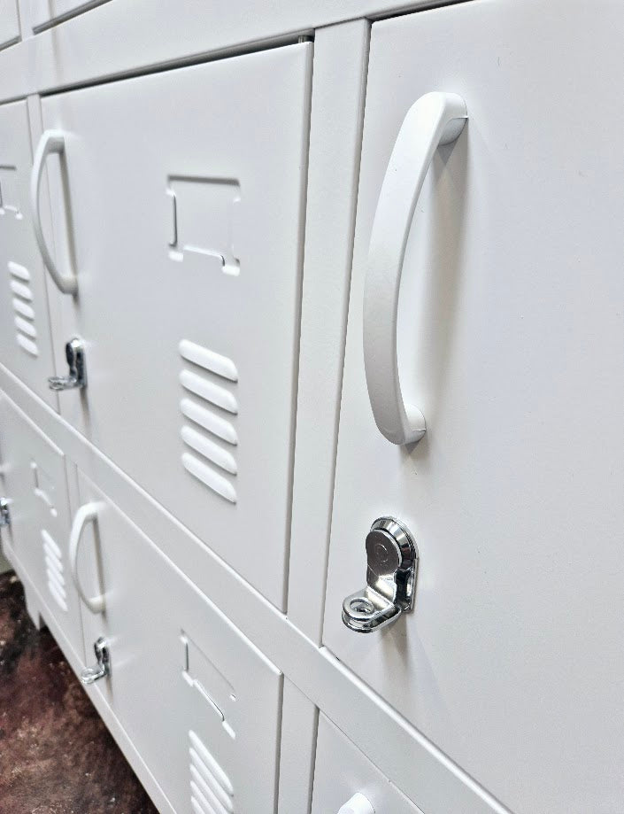 White 2 Door Locker
