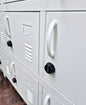 White 2 Door Locker