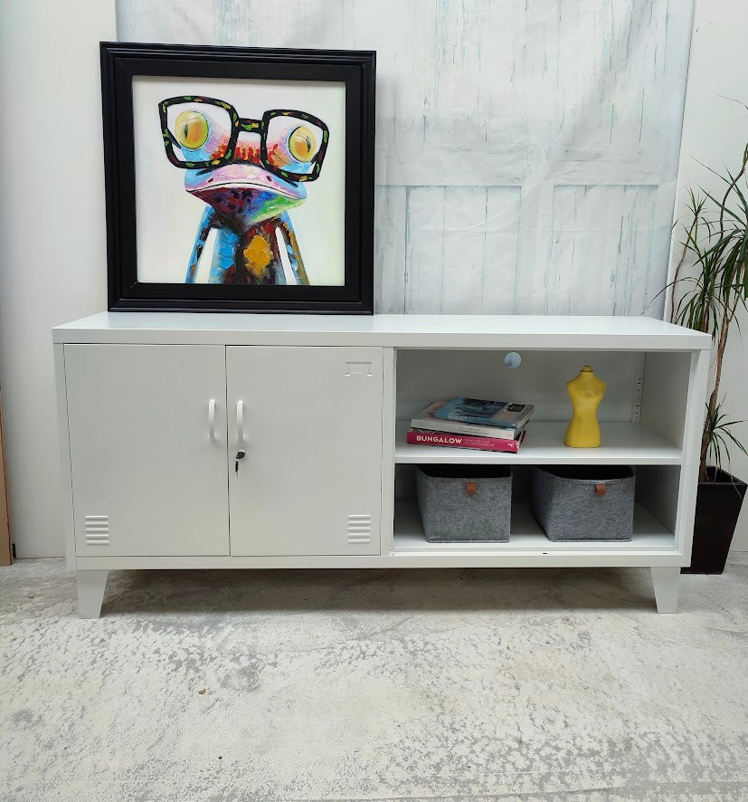 White Versatile Locker