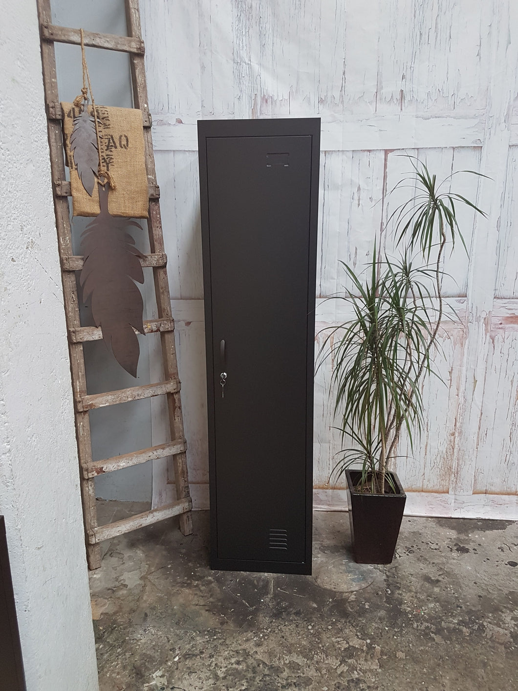 Seconds 2mH Black Single Door Locker