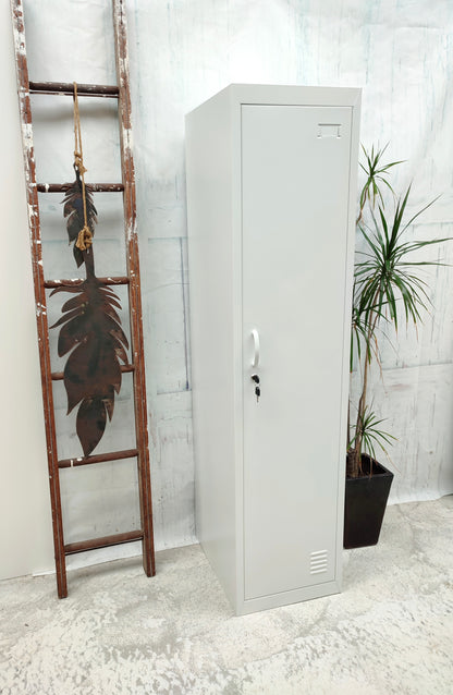 White Single Door Locker