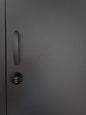 Black 9 Door Locker with Dark Oak top