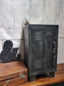 Rustic Matte Black Mini Locker
