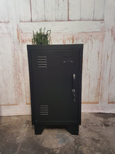 Left open Satin Black Mini Locker