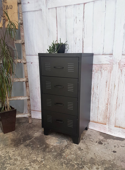 Black 4 Drawers