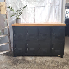 Black Sideboard Locker - Rimu Top