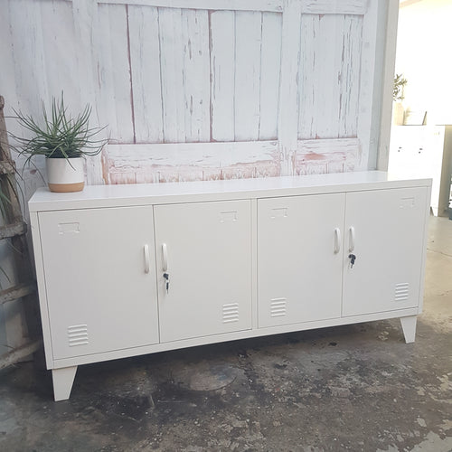 White Versatile Locker