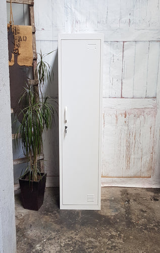 White Single Door Locker