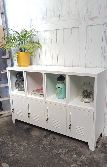 White cubby Sideboard Locker