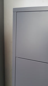 Seconds Grey 6 Door swing cabinet