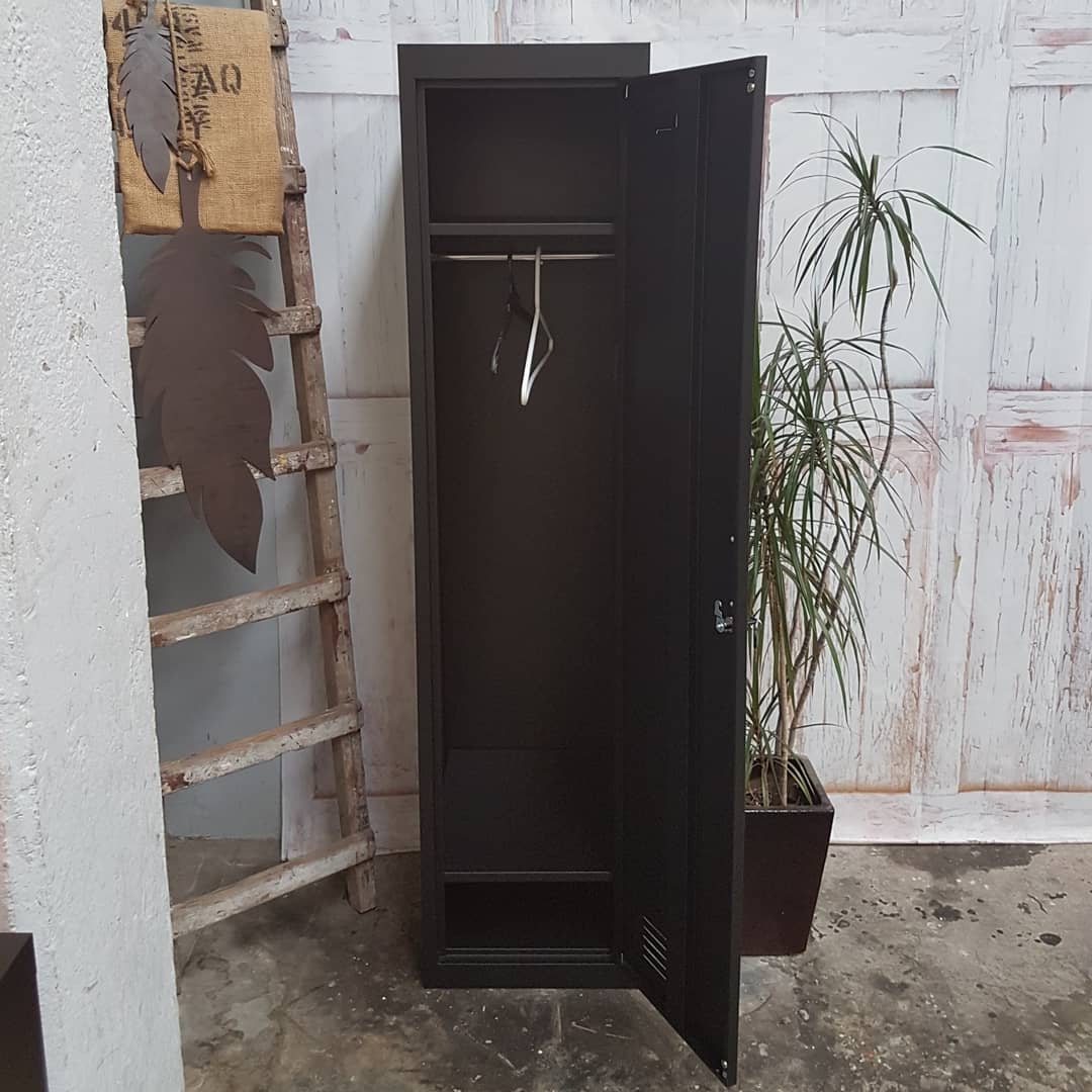 Black Single Door Locker