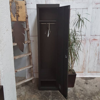 Black Single Door Locker