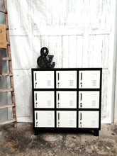 Black & White 9 Door Locker