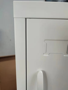 Seconds Left open White Mini Locker